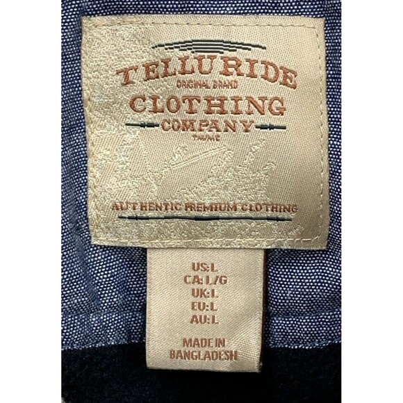 Telluride Clothing Co Poly Henley Style Pullover Fleece 1/4 Zip Mens XL Beige - Picture 3 of 13